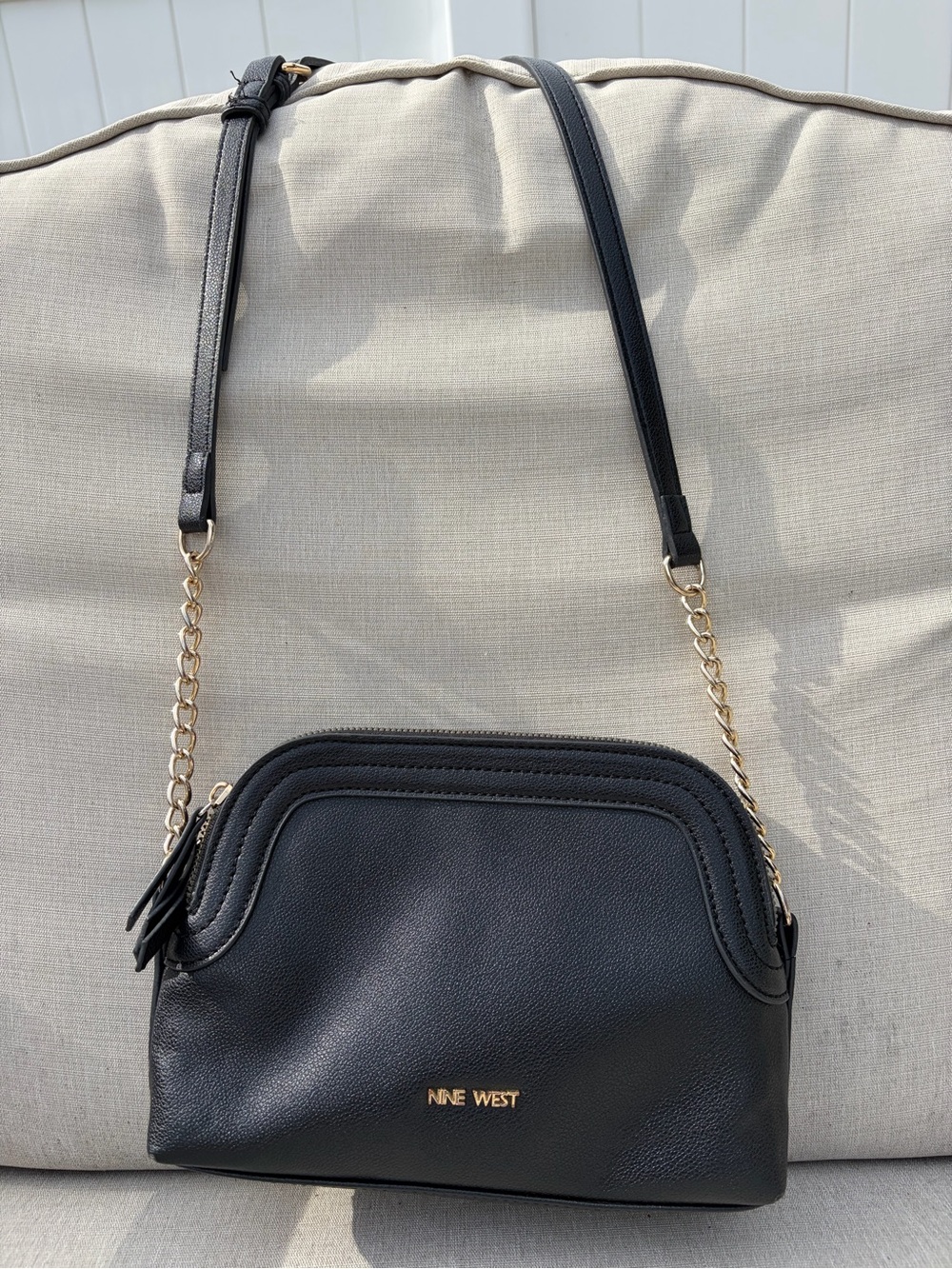 Nine West Crossbody Bag with Gold Chain Strap